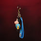 Shinchan Blue Lying Pose Keychain