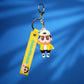 Shin Chan Yellow Outfit Cartoon Strap Keychain