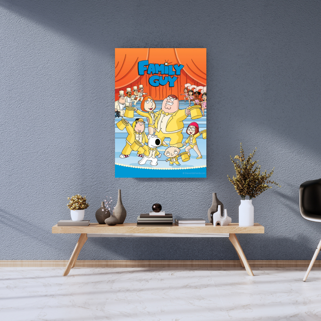 Family Guy Yellow Suit Poster A3+ Size - The World Of Nerds