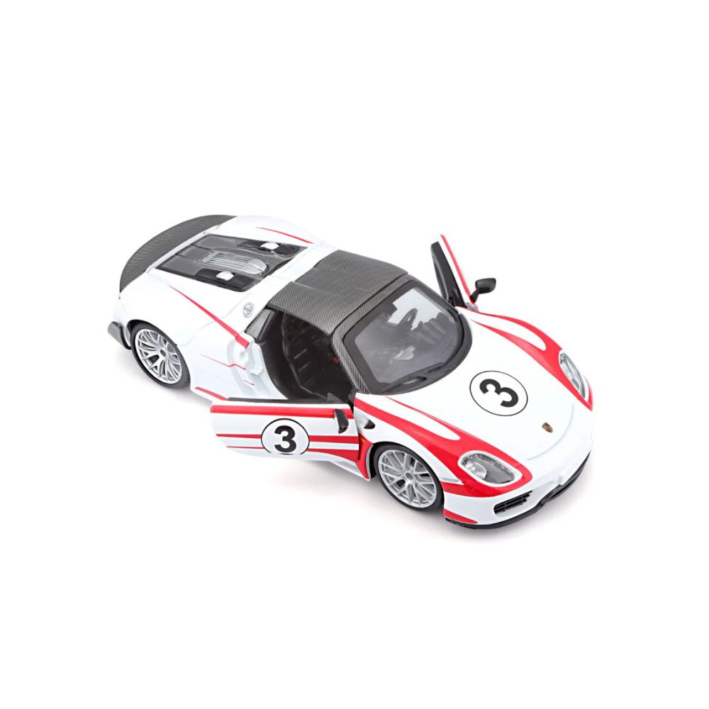 BBURAGO PORSCHE 918 WEISSACH SCALE - 1:24