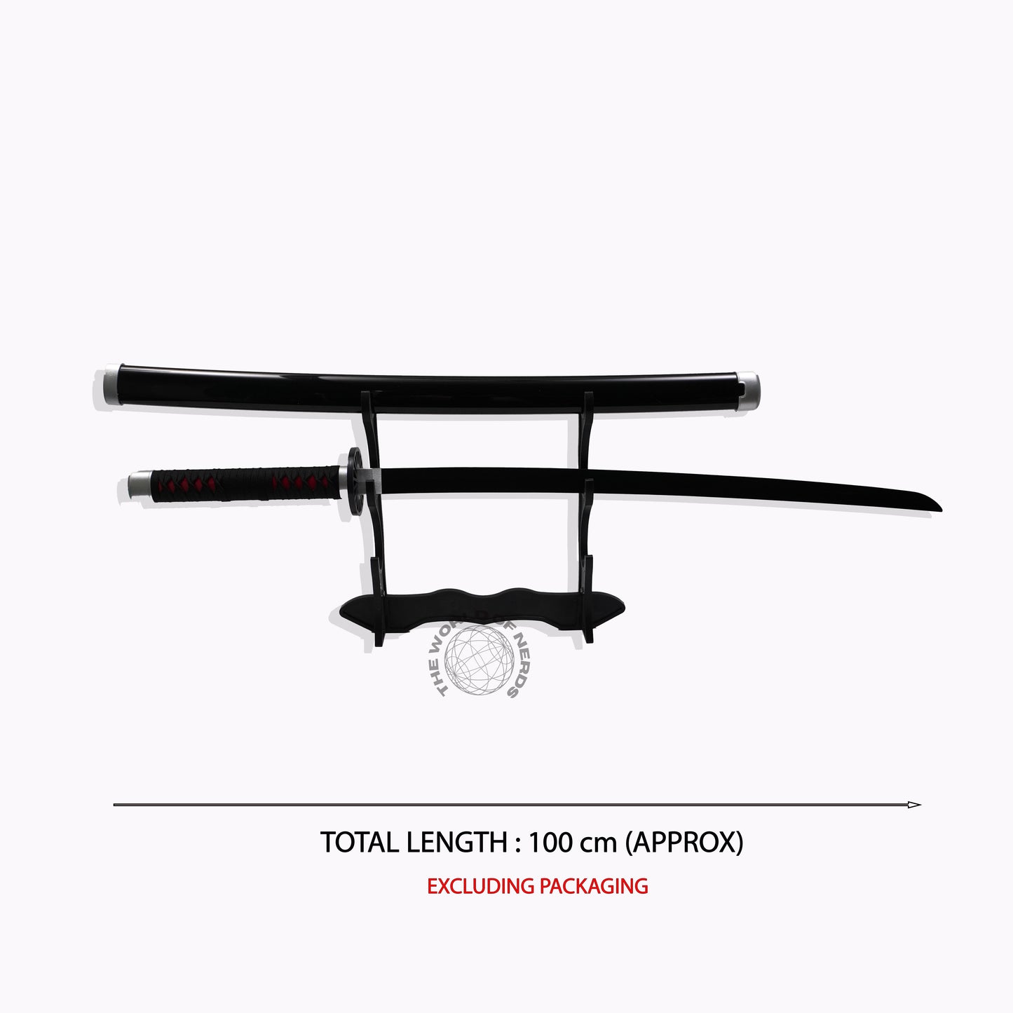 Tanjiro Nichirin Katana - Authentic Wooden Replica from Demon Slayer