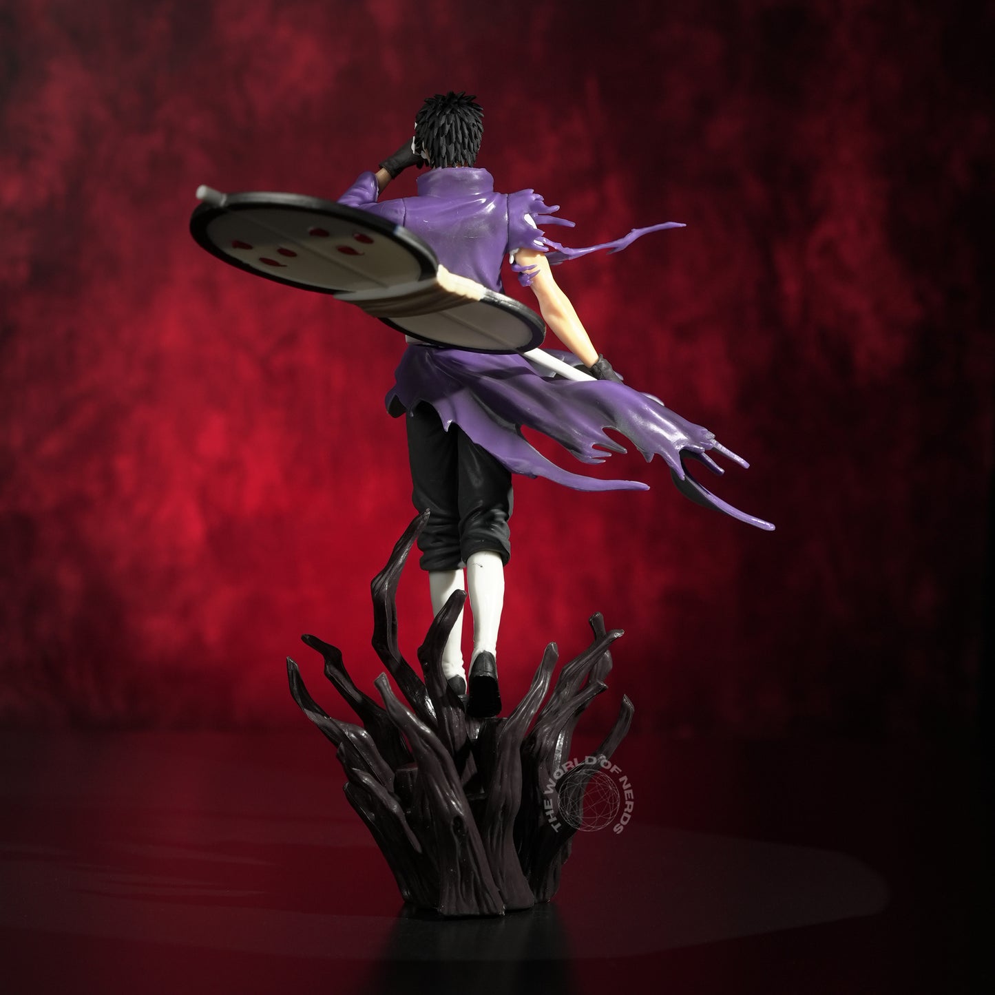 Obito Uchiha Action Figure 28cm – Naruto Shippuden Premium Anime Collectible with Mask & Dark Base - The World Of Nerds