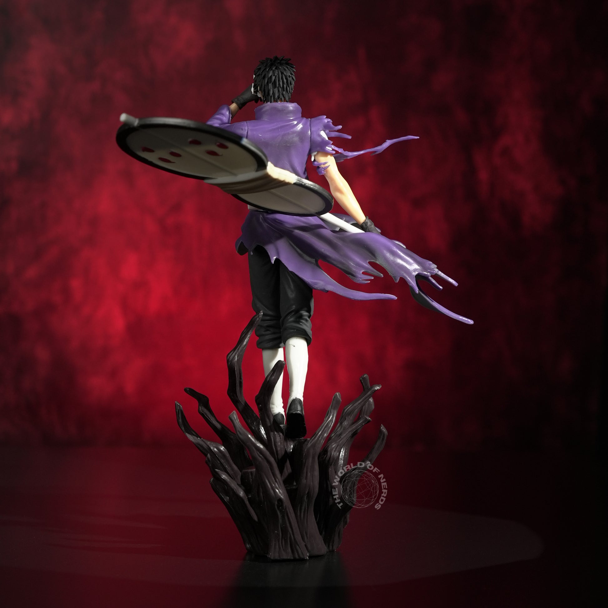 Obito Uchiha Action Figure 28cm – Naruto Shippuden Premium Anime Collectible with Mask & Dark Base - The World Of Nerds