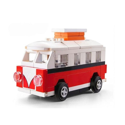 DECOOL Mini Racing Van - Red Pullback Bricks Vehicle