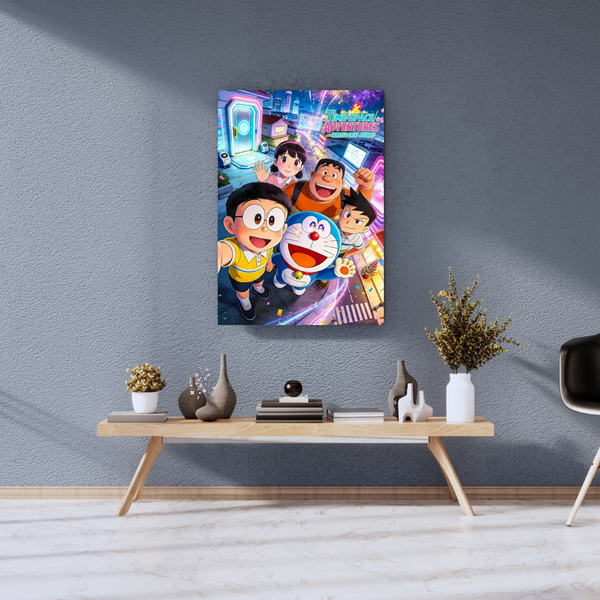 Cartoon Time-Space Adventure A3+ HD Kids Wall Poster