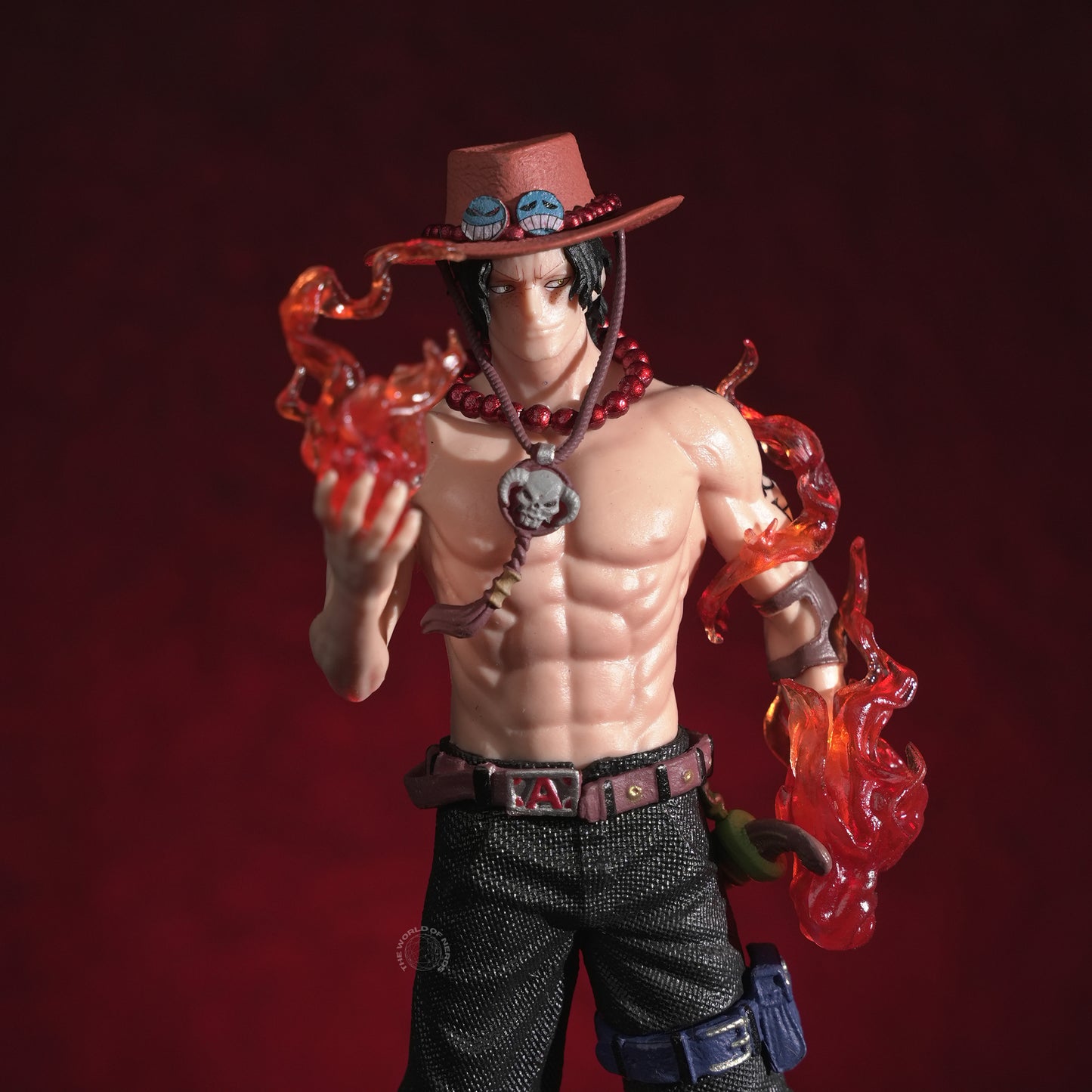 Portgas D. Ace Action Figure with Fire 26cm – One Piece Premium Anime Collectible - The World Of Nerds