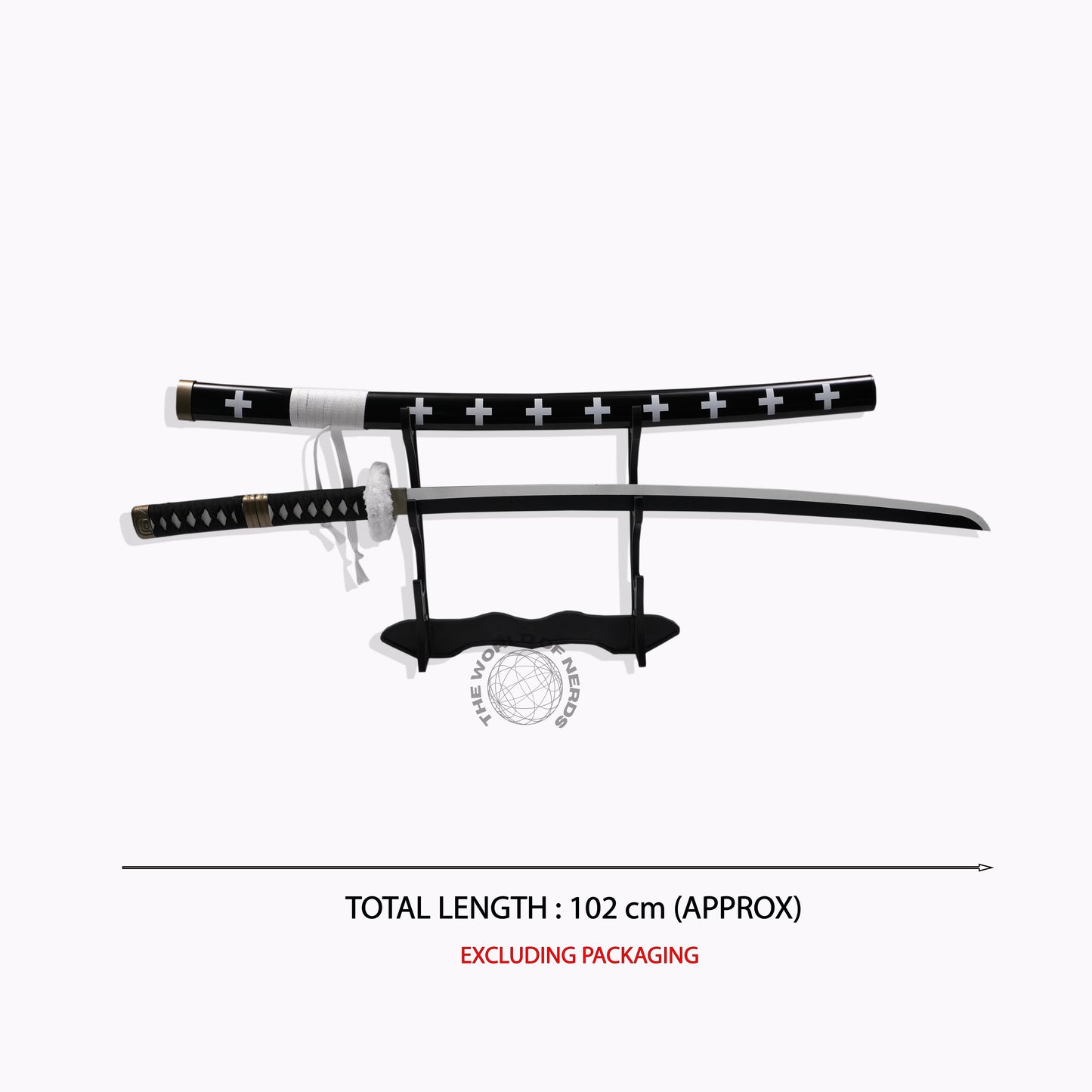 Trafalgar D. Law White Wooden Katana – One Piece Anime Sword