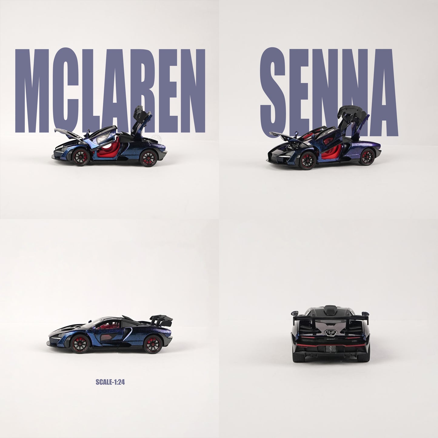 McLaren Senna Die-Cast Model with Opening Doors & Hood