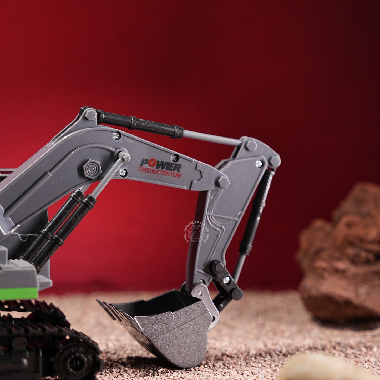 Remote Control Construction Excavator Grey Colour Vehicle