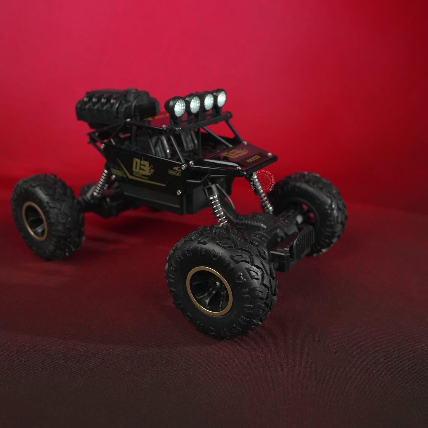 R/C-ROCK CRAWLER WITH SMOKE BLACK - The World Of Nerds