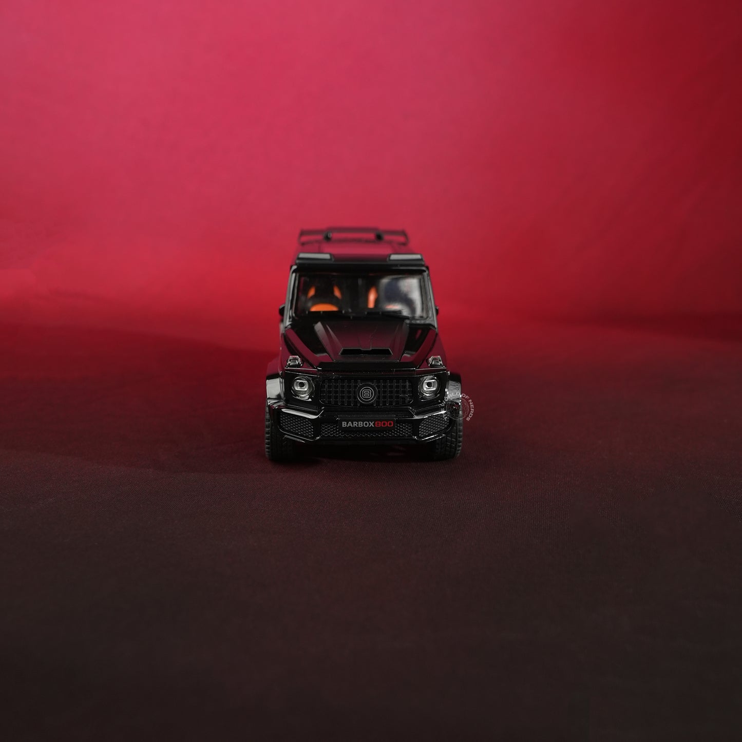 Mercedes-Benz Brabus G-Class Black Model Car - 1:22 Scale Diecast