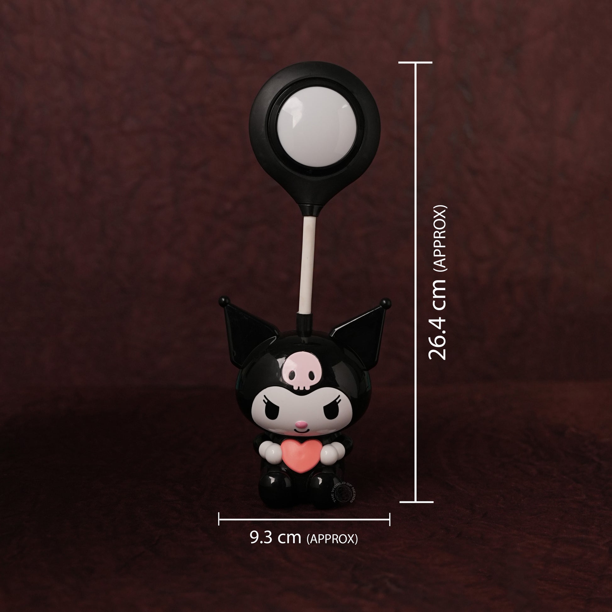 Kuromi Black LED Table Lamp Cute Anime Decorative Light - The World Of Nerds
