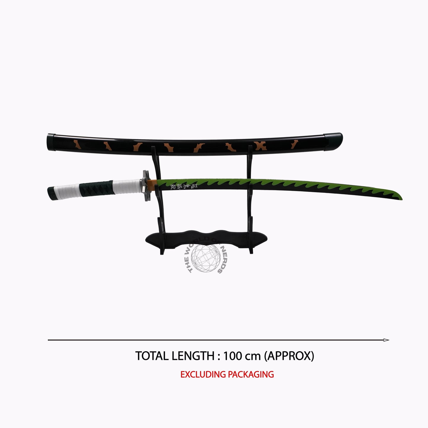 Sanemi Shinazugawa Nichirin Wooden Katana – Demon Slayer Anime Sword