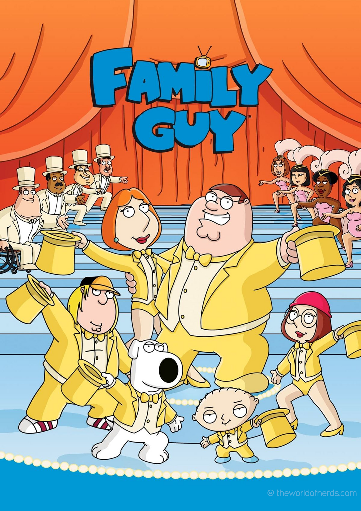 Family Guy Yellow Suit Poster A3+ Size - The World Of Nerds