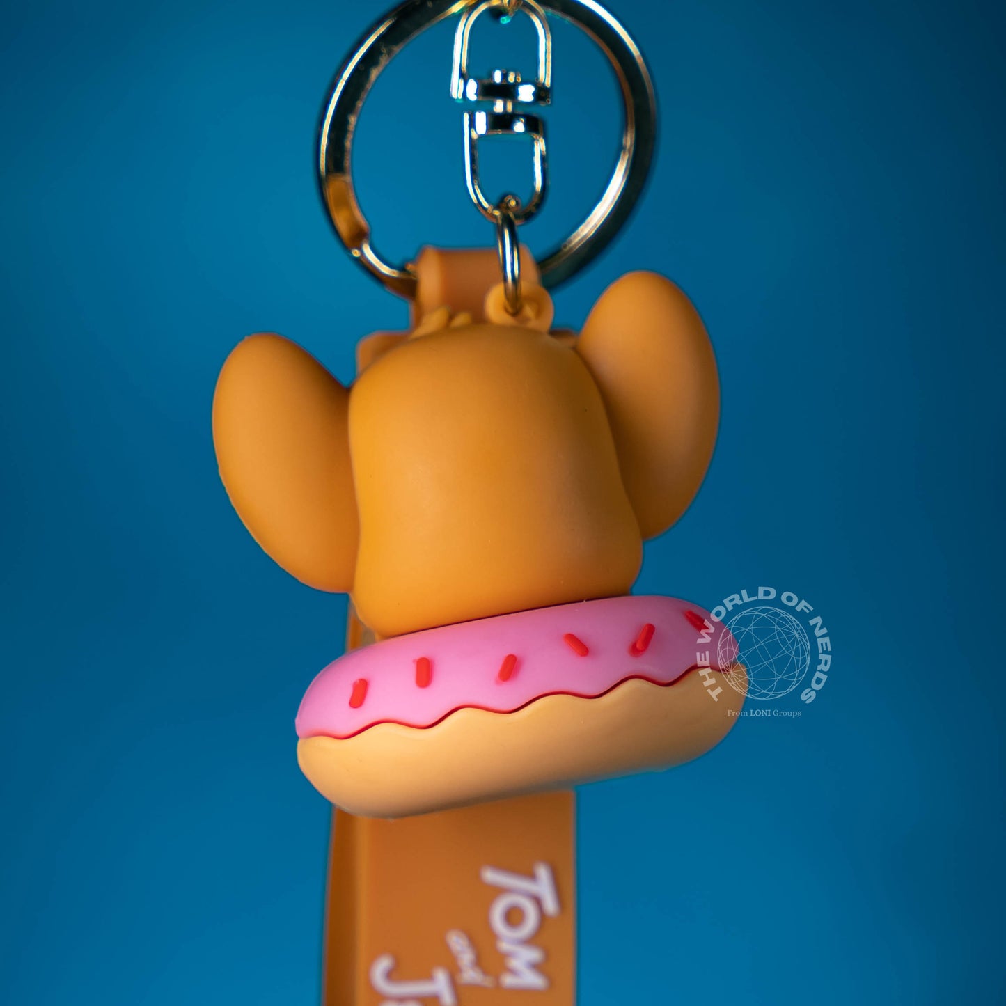 JERRY INSIDE DOUGHNUT KEYCHAIN