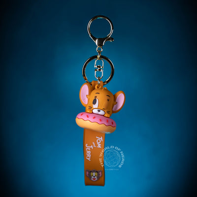 JERRY INSIDE DOUGHNUT KEYCHAIN