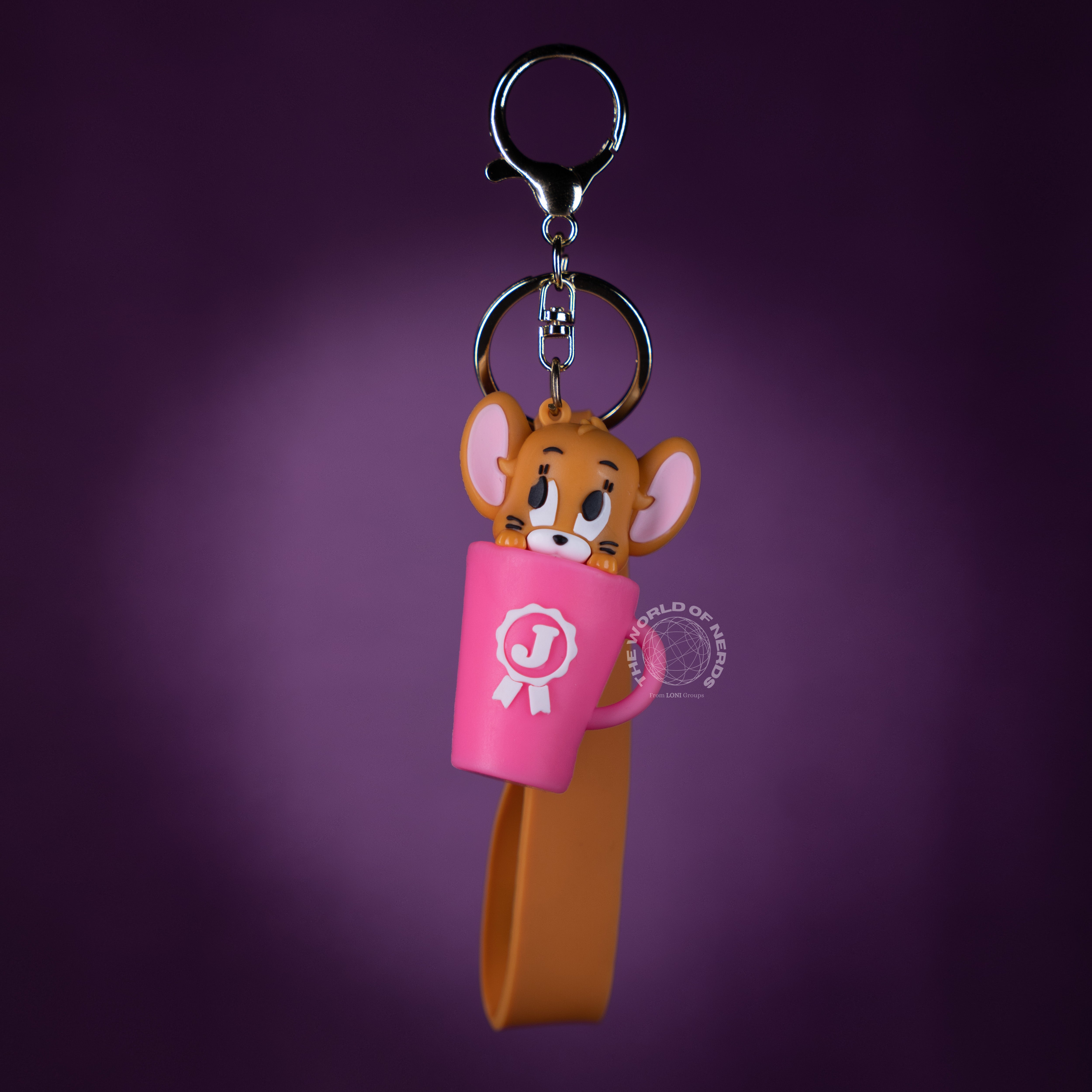 JERRY INSIDE CUP KEYCHAIN