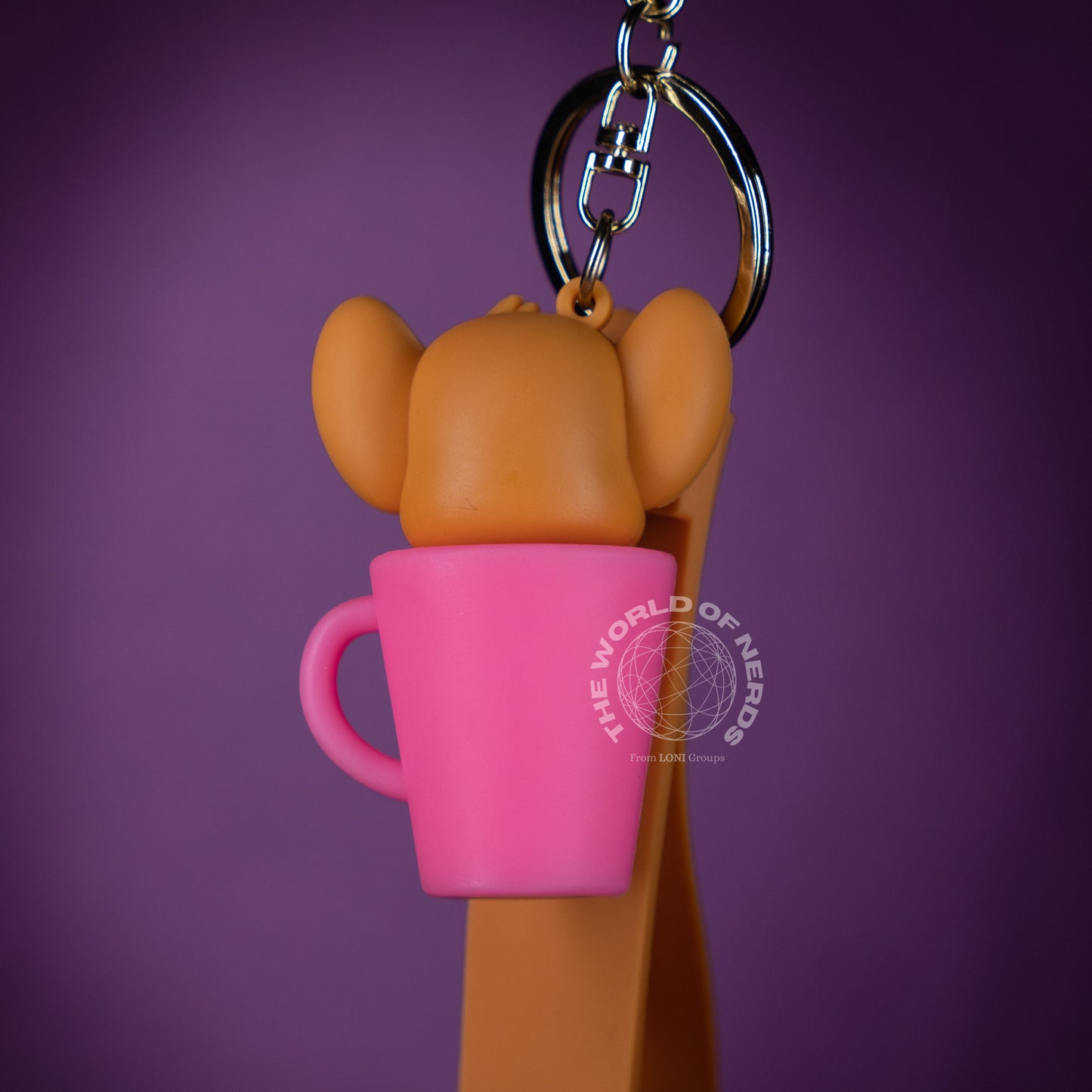 JERRY INSIDE CUP KEYCHAIN