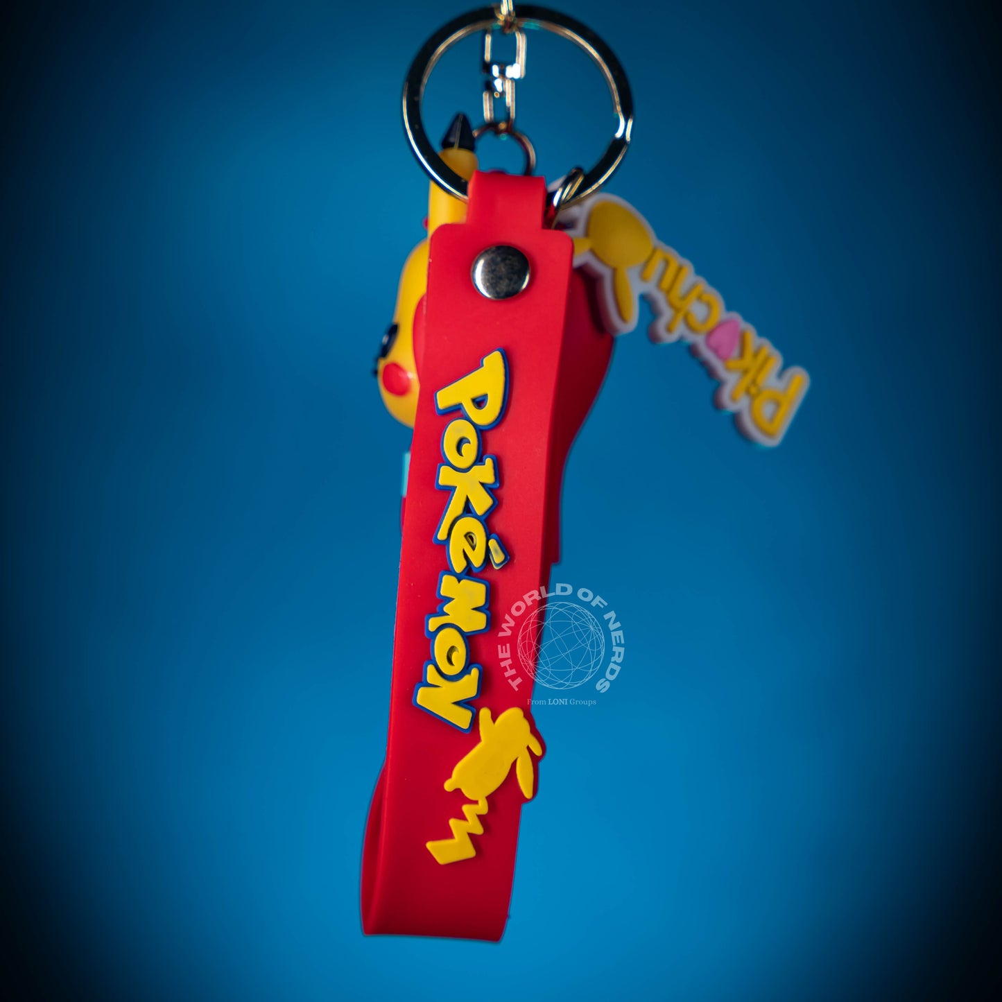 PIKACHU IN RED COAT KEYCHAIN