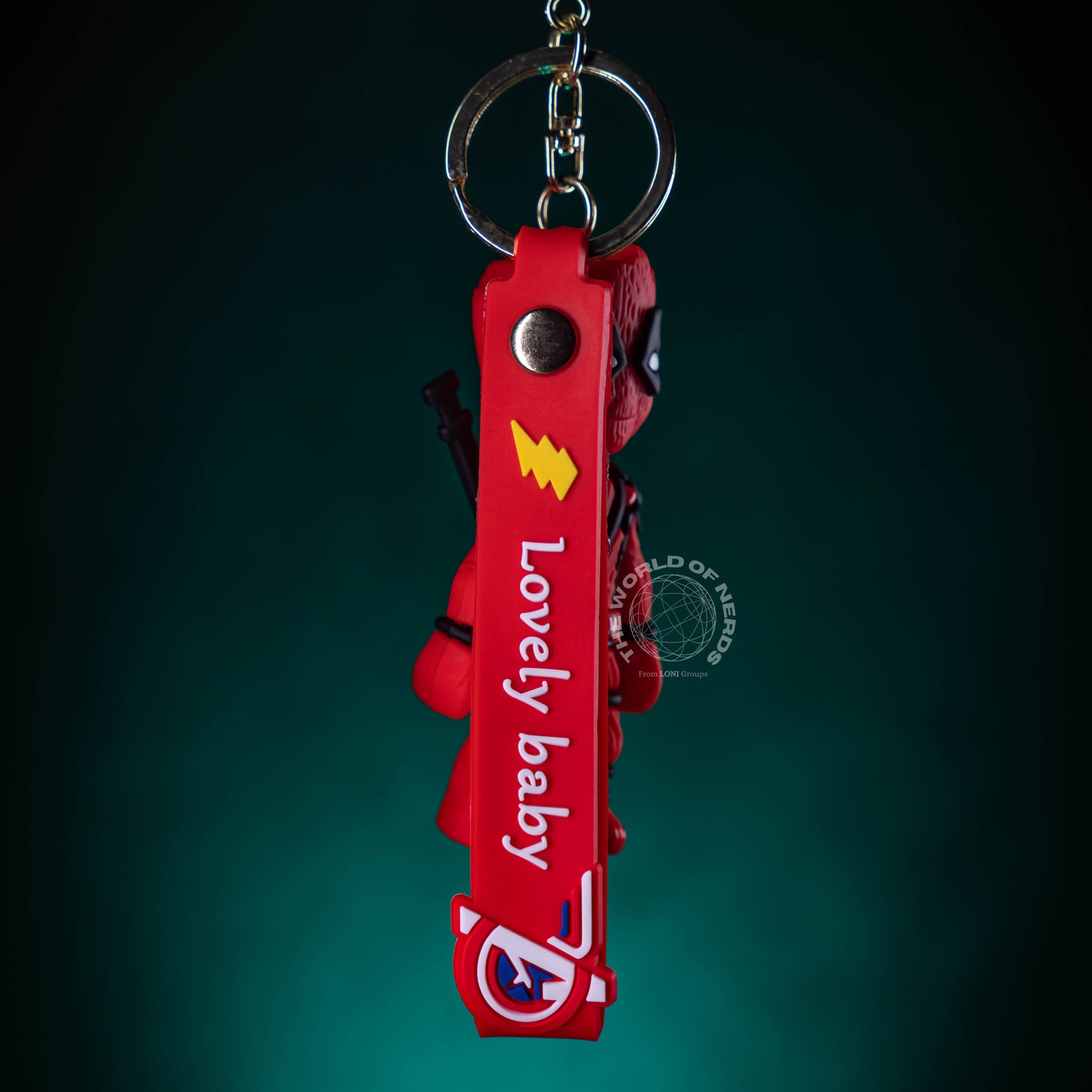 GROOT AS DEADPOOL KEYCHAIN