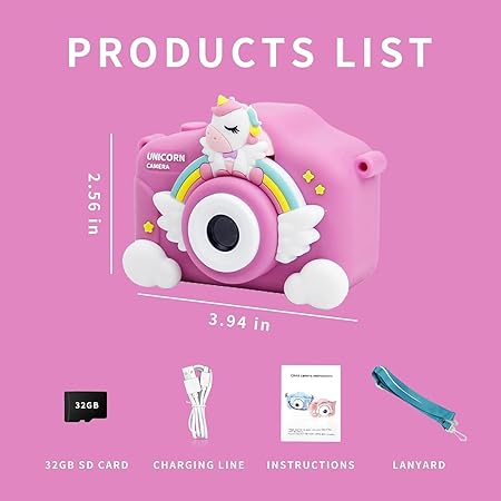 UNICORN WITH RAINBOW CAMERA