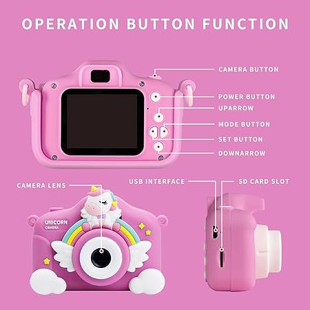 UNICORN WITH RAINBOW CAMERA