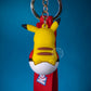 PIKACHU ON POKEBALL KEYCHAIN