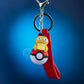 PSYDUCK ON POKEBALL KEYCHAIN
