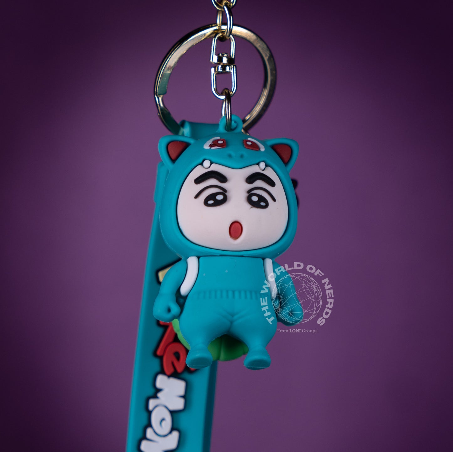 SHIN CHAN AS BULBASAUR KEYCHAIN