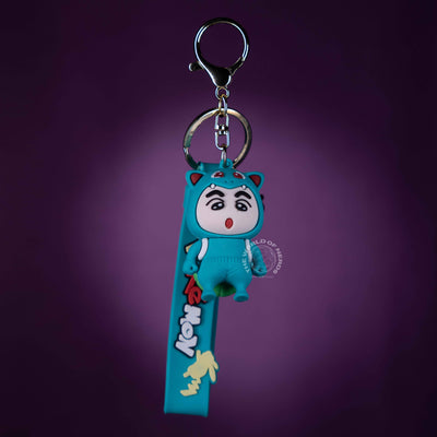 Shin Chan Bulbasaur Keychain - Adorable Anime Collectible Accessory
