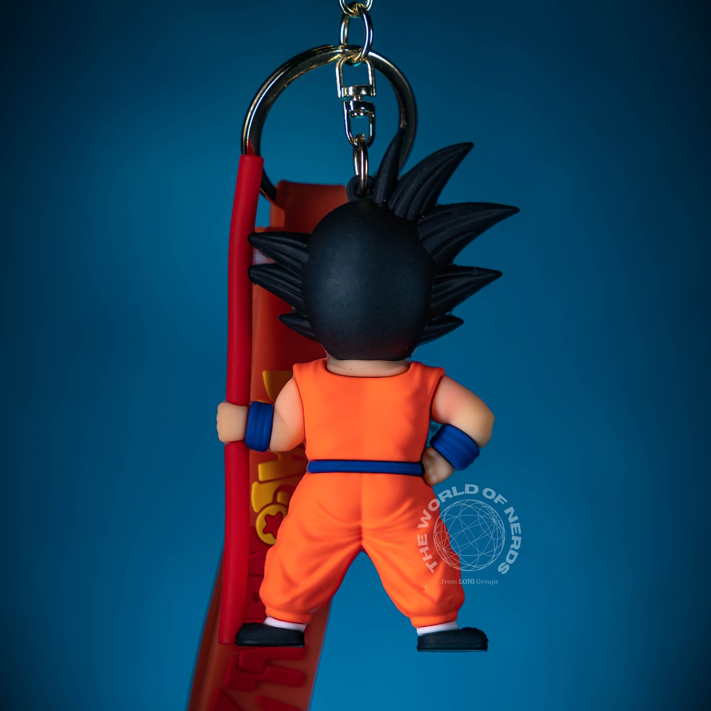 GOKU WITH POWER POLE KEYCHAIN