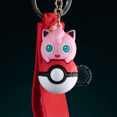 Jigglypuff Pokeball Keychain - Ideal Gift for Pokémon Enthusiasts - 2