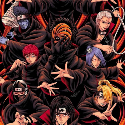 Naruto Shippuden – Akatsuki Members A3+ HD Wall Poster - 2