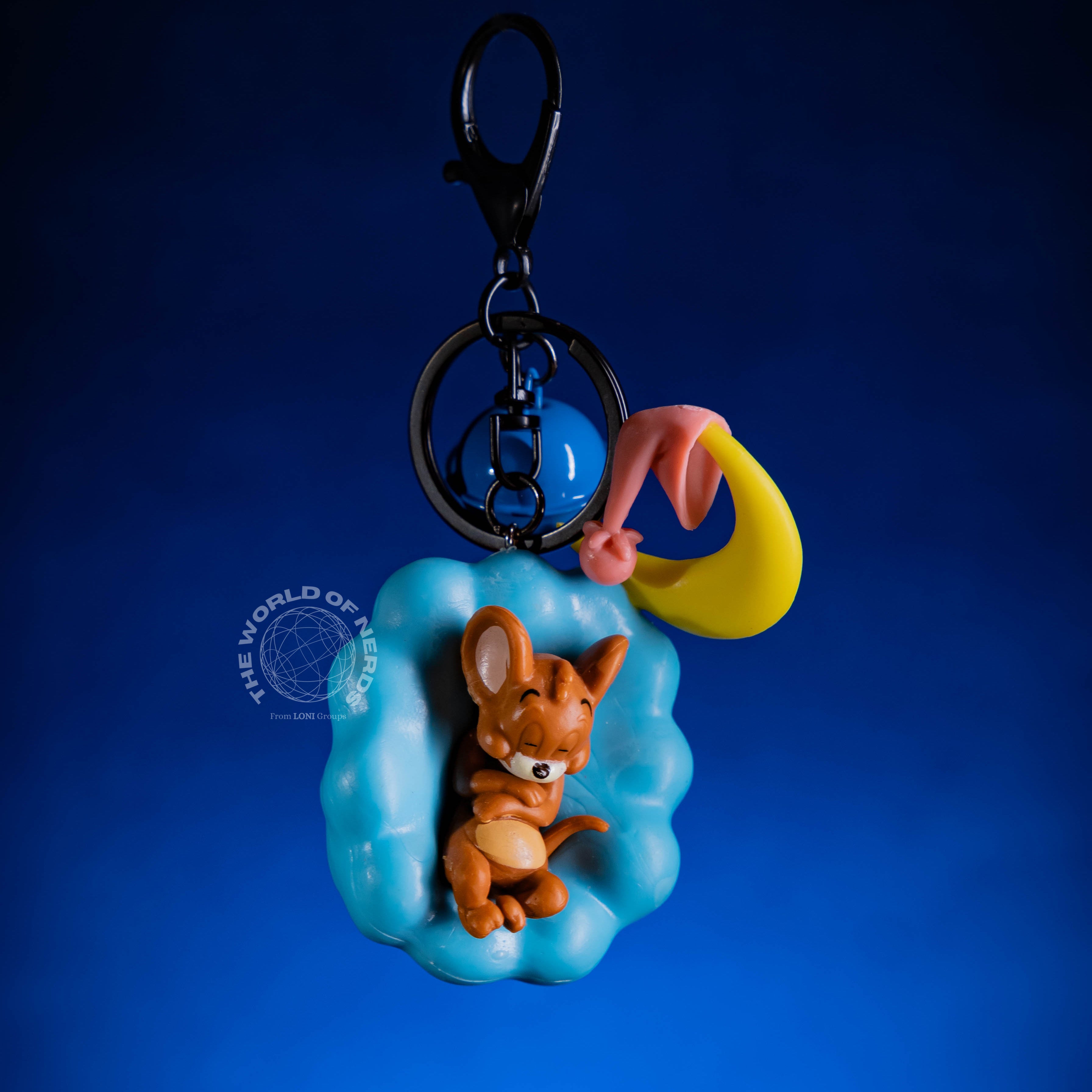 JERRY NAPPING KEYCHAIN