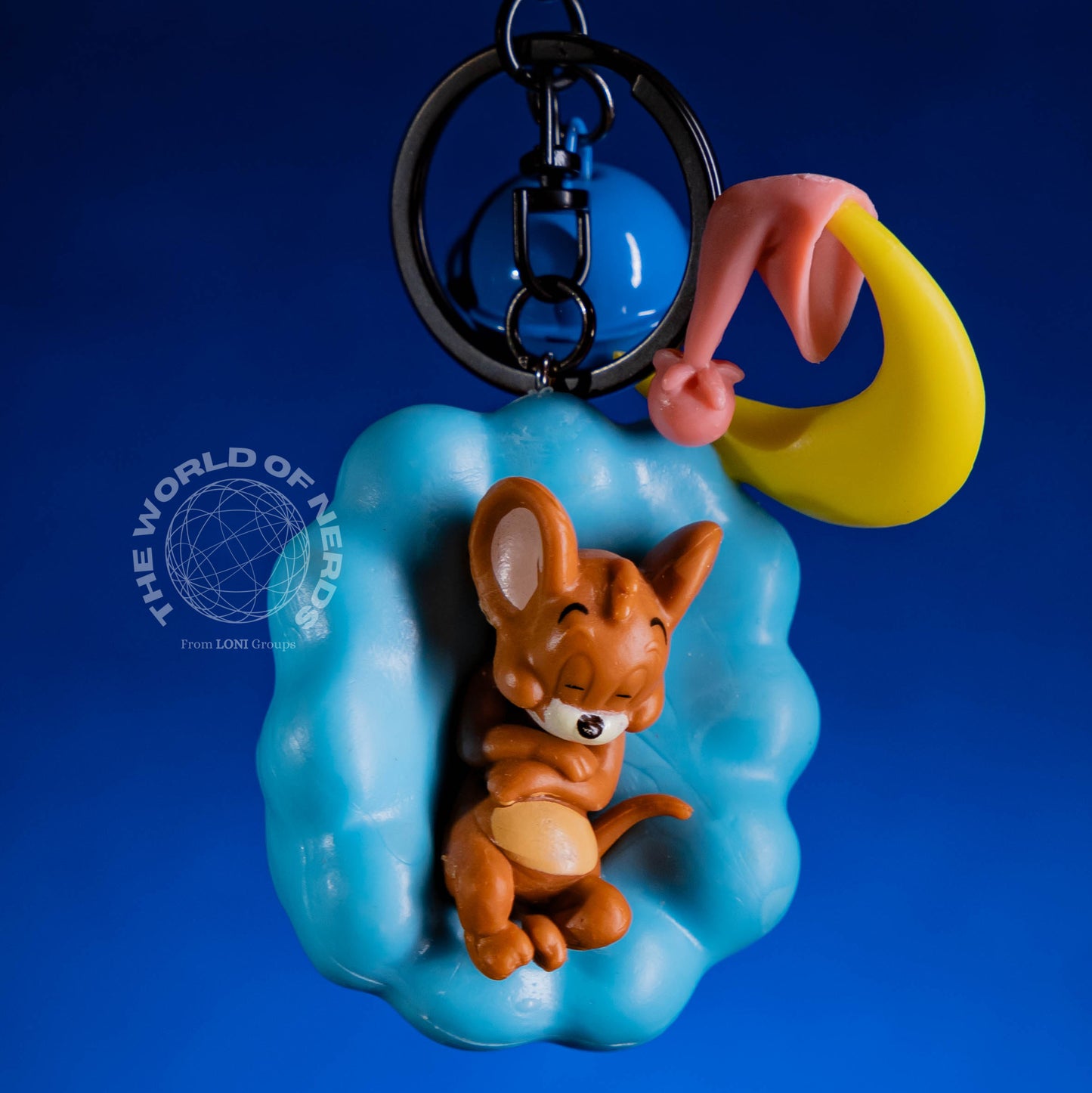 JERRY NAPPING KEYCHAIN