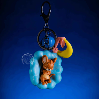 JERRY NAPPING KEYCHAIN - Perfect Companion for Relaxing Moments