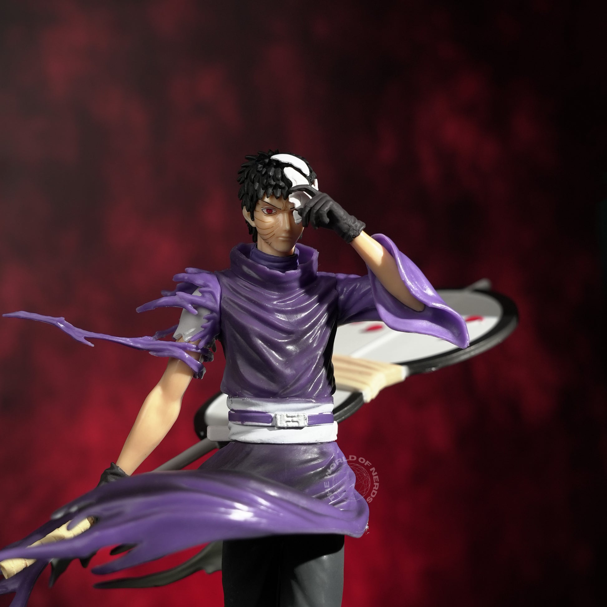 Obito Uchiha Action Figure 28cm – Naruto Shippuden Premium Anime Collectible with Mask & Dark Base - The World Of Nerds