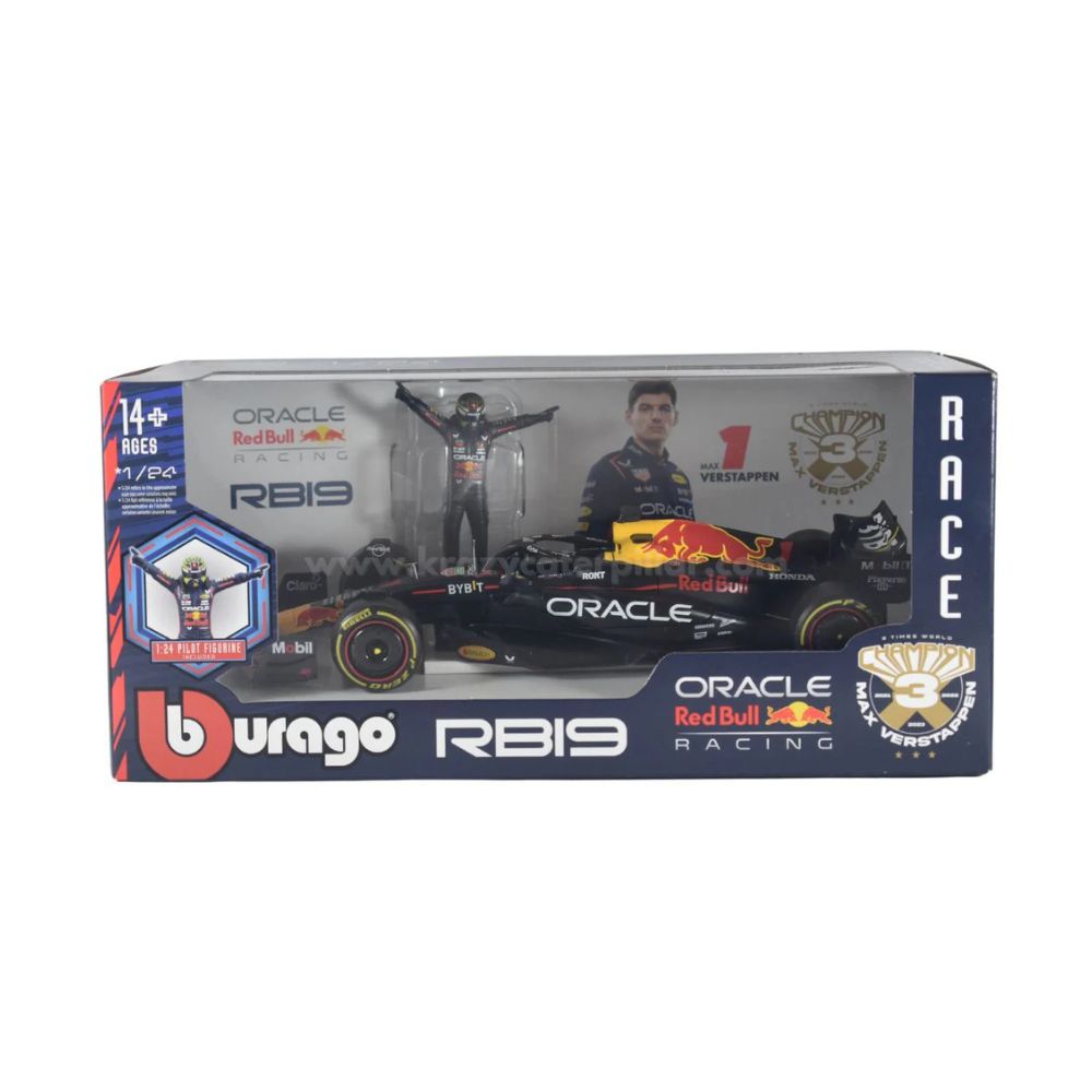 BBURAGO: 2023 ORACLE REDBULL F1 RB19 #1 MAX VERSTAPPEN SCALE -  1:24