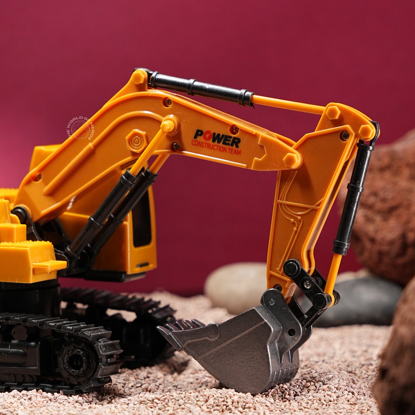 Yellow Digger RC Model – Mini Construction Experience