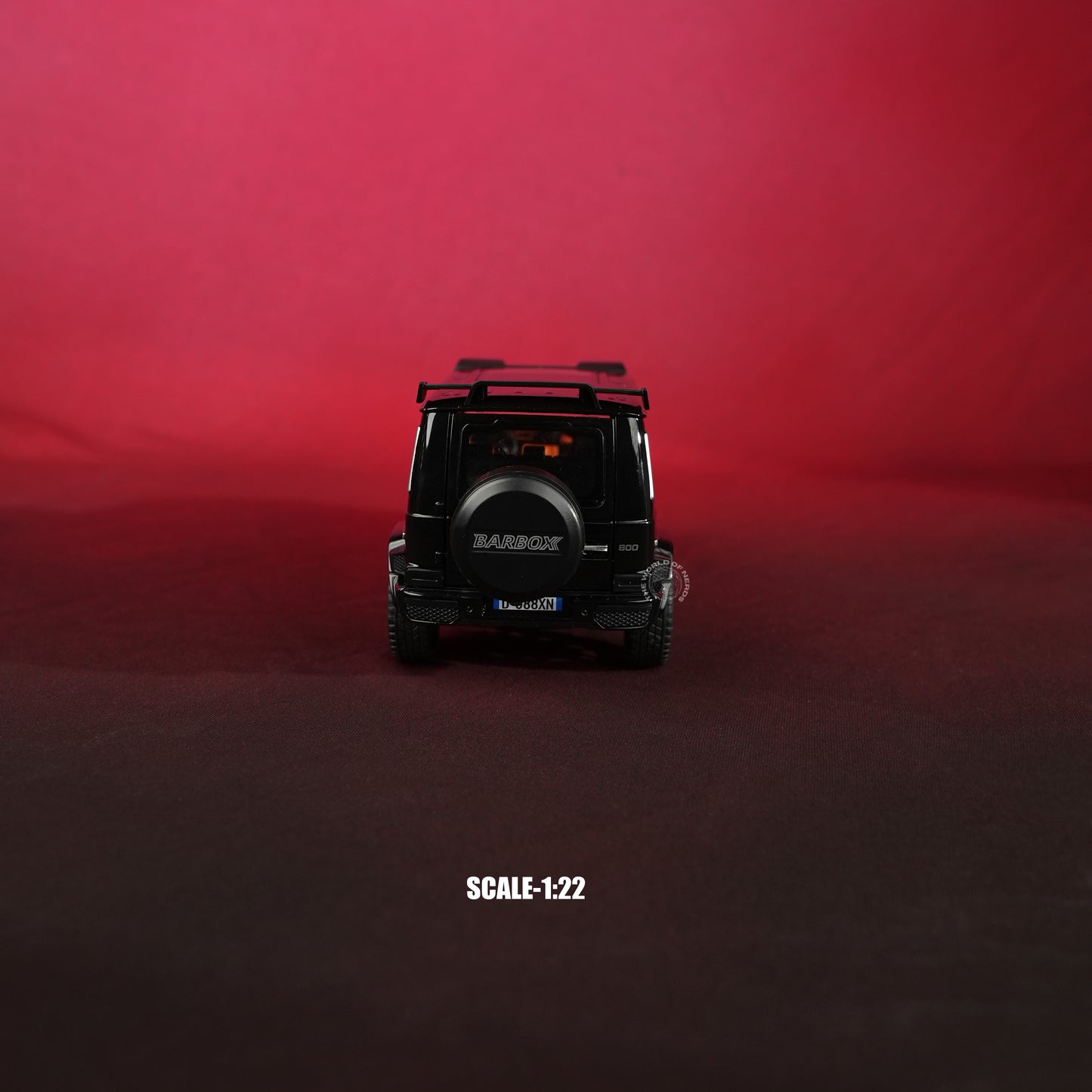 Mercedes-Benz Brabus G-Class Black Model Car - 1:22 Scale Diecast