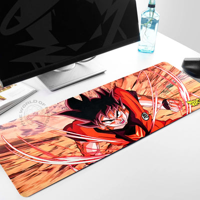 SON GOKU KEYBOARD + MOUSE PAD XXL
