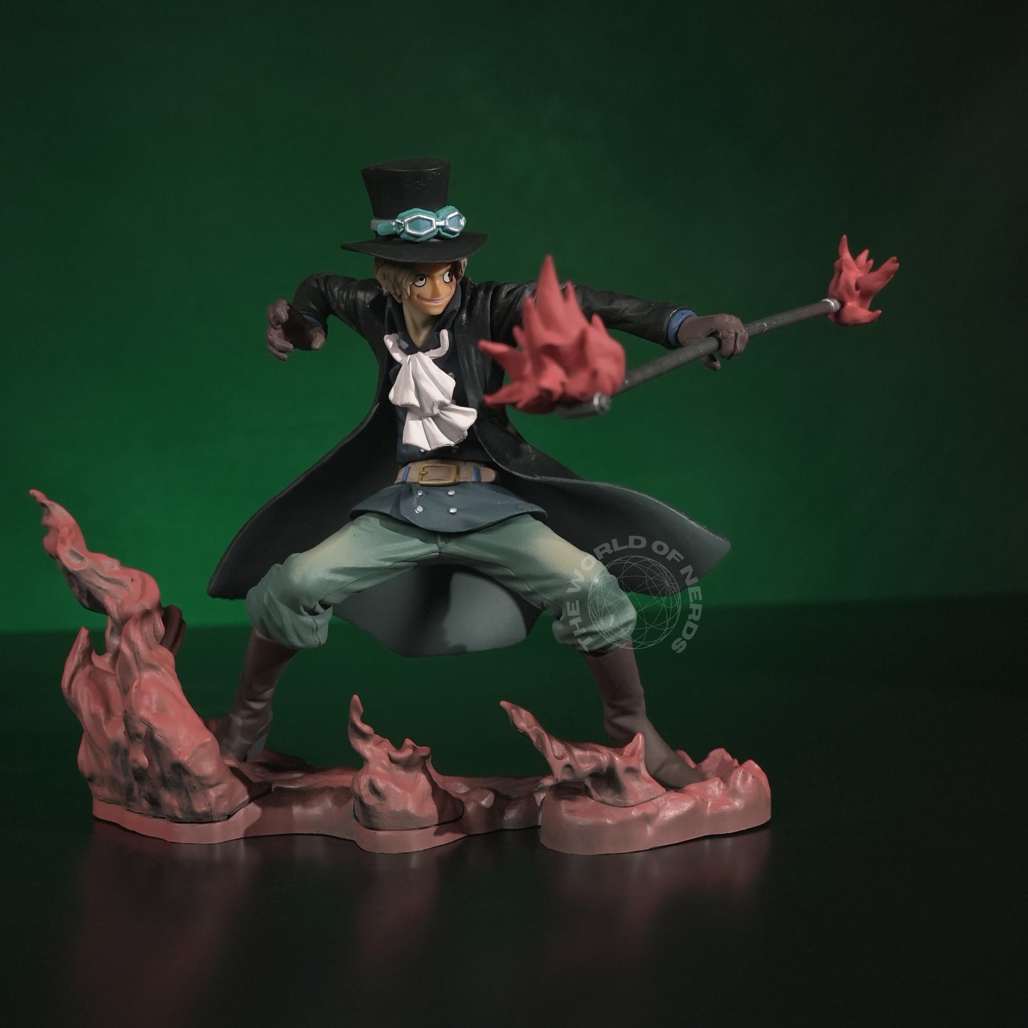 One Piece 3-Piece Action Figure Set – Luffy, Ace & Sabo Anime Collectibles with Effect Bases - The World Of Nerds