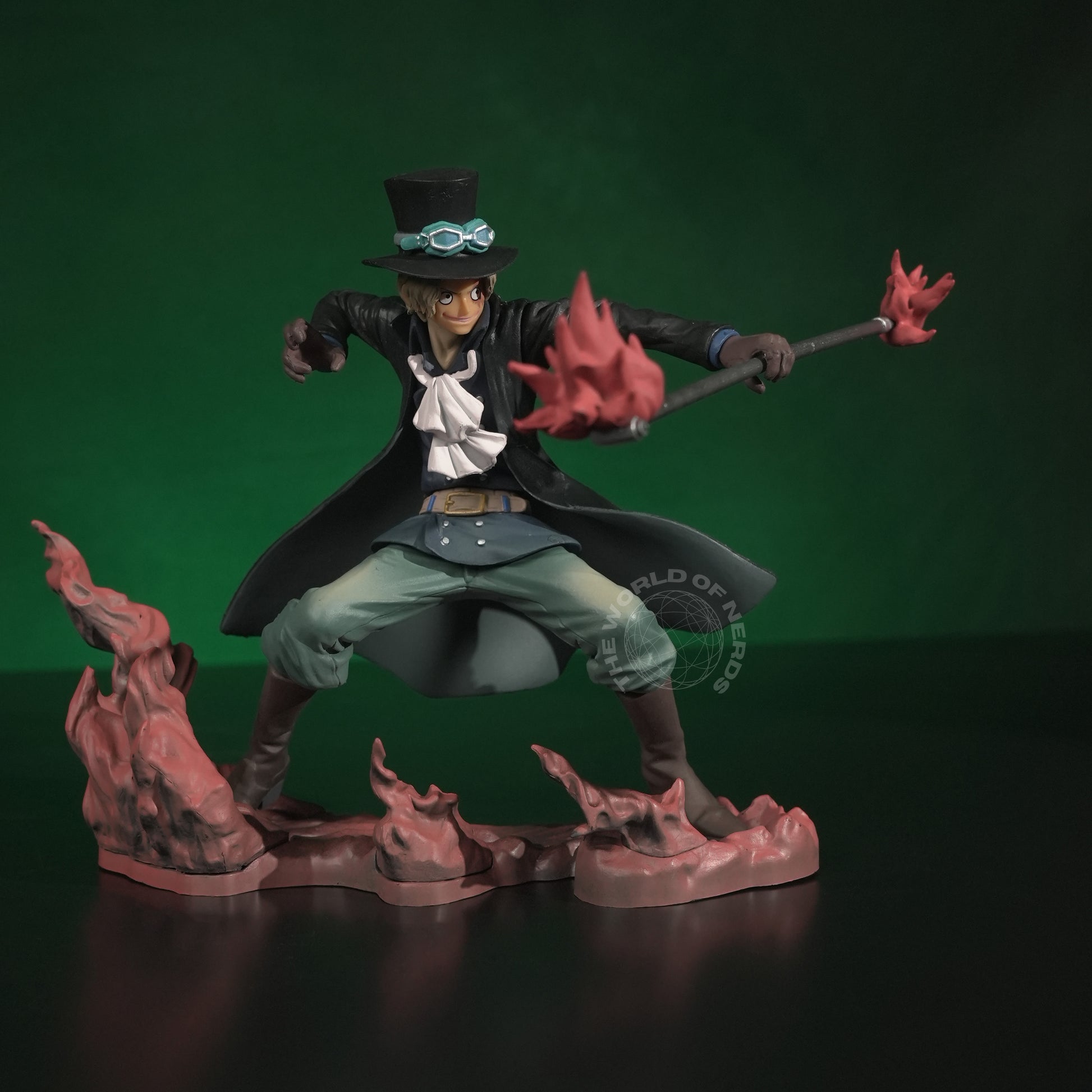 One Piece 3-Piece Action Figure Set – Luffy, Ace & Sabo Anime Collectibles with Effect Bases - The World Of Nerds