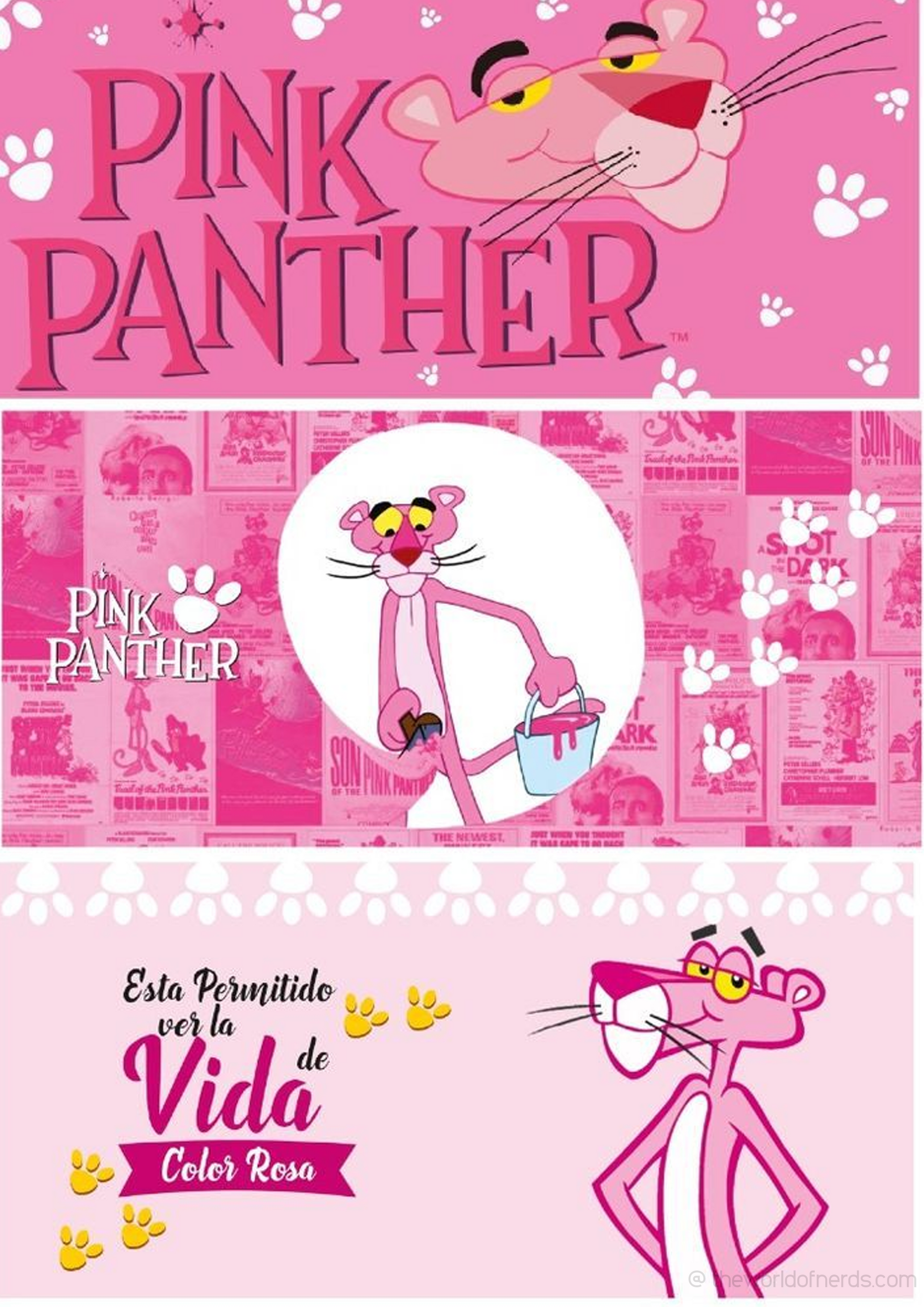 Pink Panther A3+ HD Wall Poster - The World Of Nerds