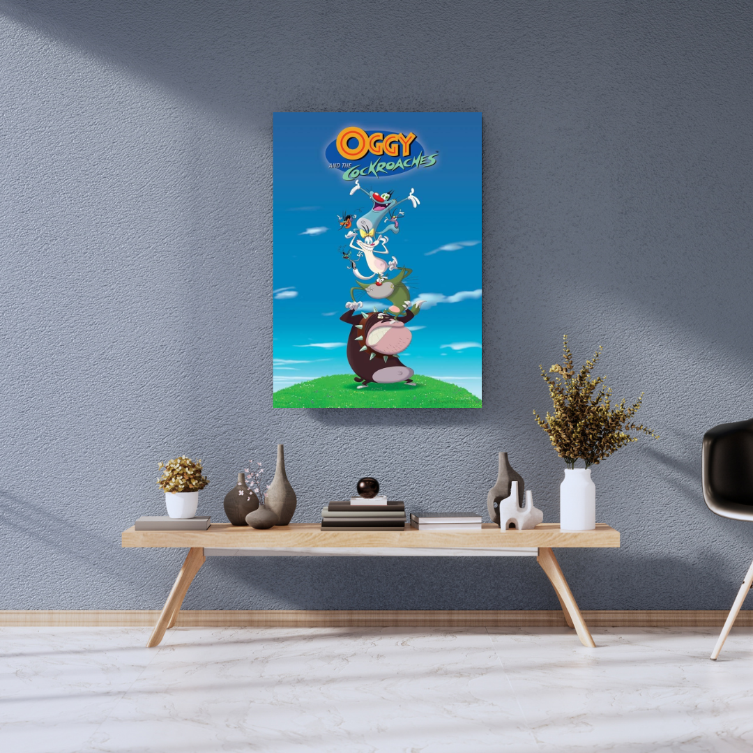 Oggy and the Cockroaches Poster A3+ Size - The World Of Nerds