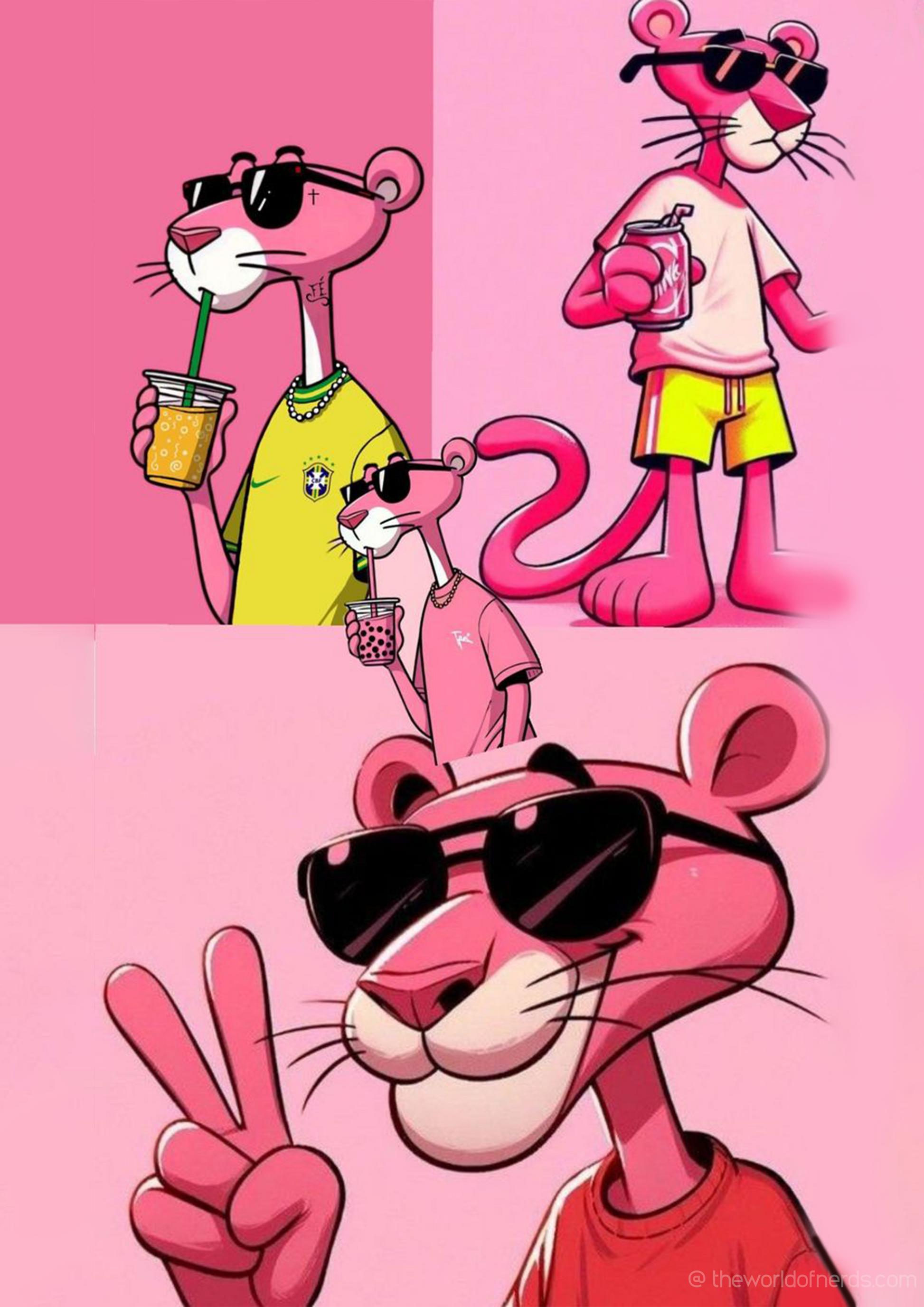 Pink Panther A3+ HD Wall Poster - The World Of Nerds