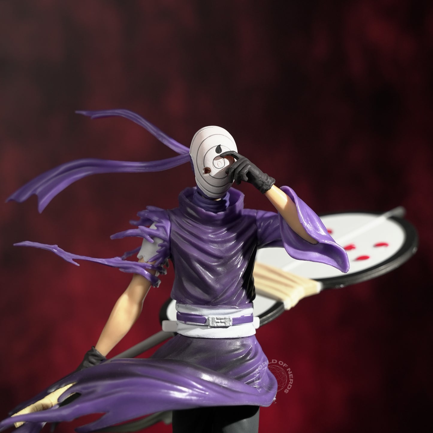 Obito Uchiha Action Figure 28cm – Naruto Shippuden Premium Anime Collectible with Mask & Dark Base - The World Of Nerds