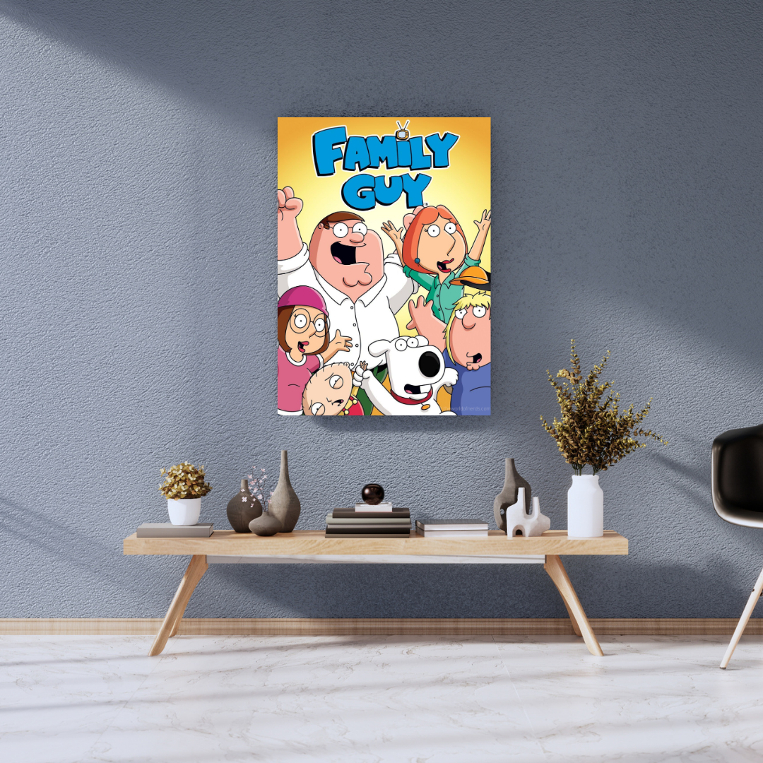 Family Guy Poster A3+ Size – High Quality Cartoon Wall Art for Fans - The World Of Nerds