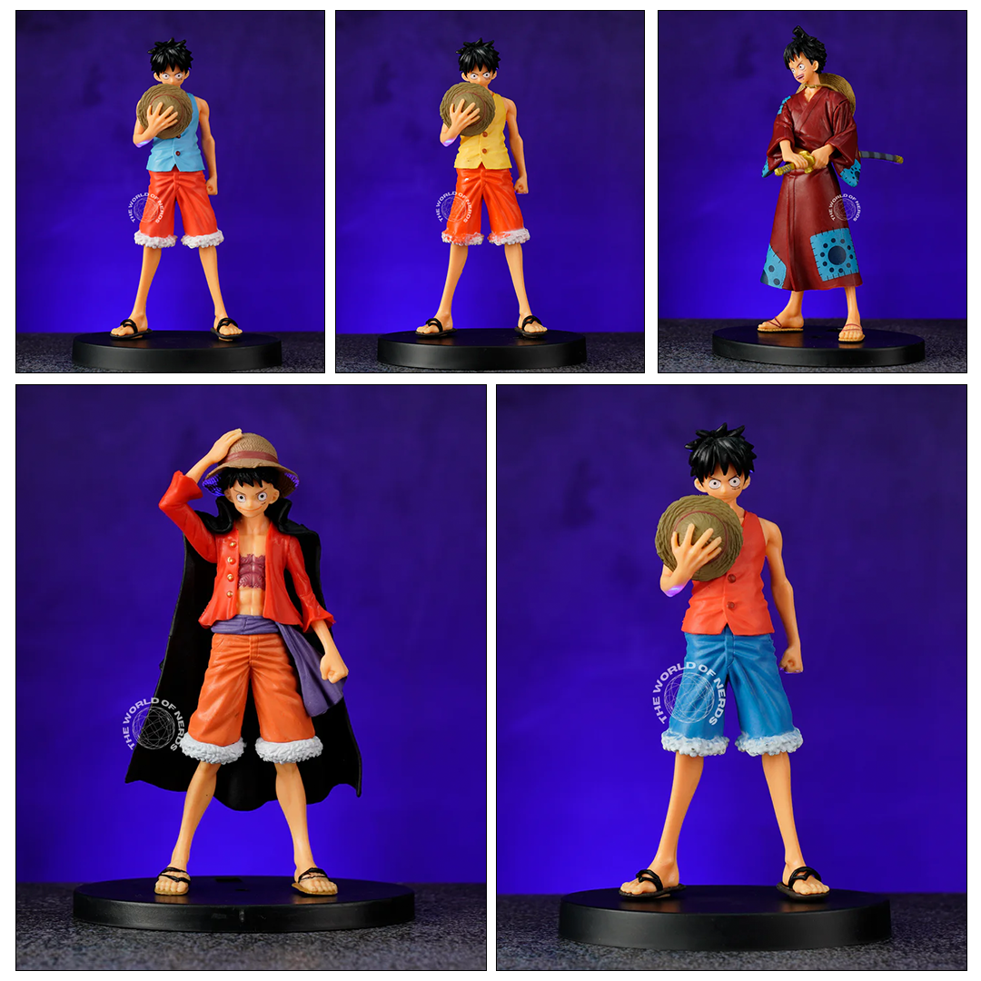 Monkey D Luffy Figurine Set of 5