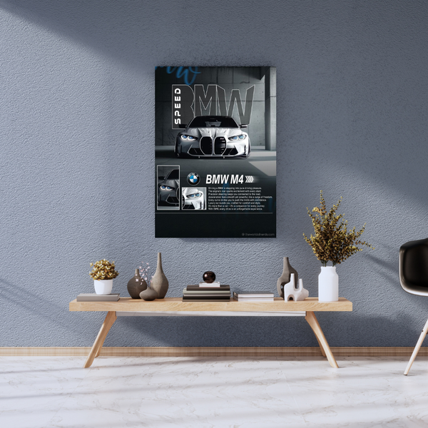 BMW M4 Speed Edition A3+ HD Car Wall Poster